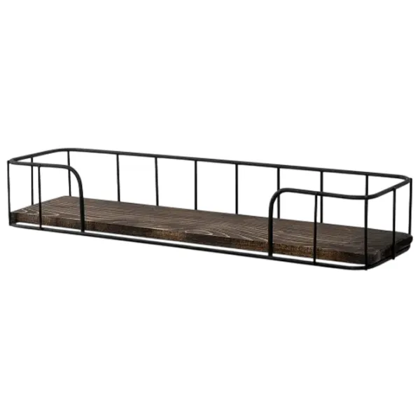 Полка Trendy Syringa Ель / Walnut Black photo 1