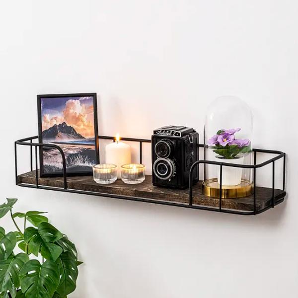 Полка Trendy Syringa Ель / Walnut Black photo 3