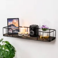 Полка Trendy Syringa Ель / Walnut Black photo 3