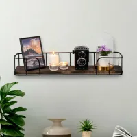 Полка Trendy Syringa Ель / Walnut Black photo 4