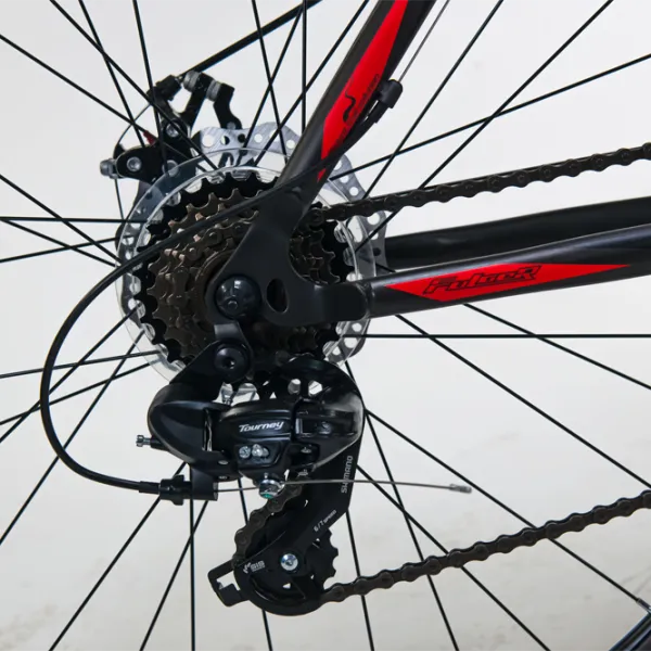 Bicicletă Fulger Phantom 29 29"  Oțel / Black Red photo 5