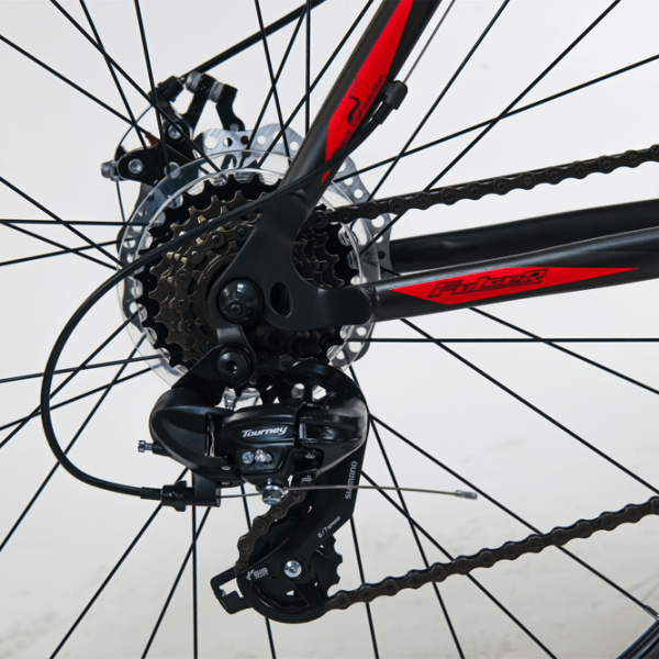 Bicicletă Fulger Phantom 29 29"  Oțel / Black Red photo 5