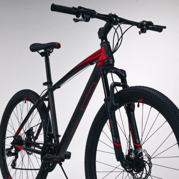 Bicicletă Fulger Phantom 29 29"  Oțel / Black Red photo 7