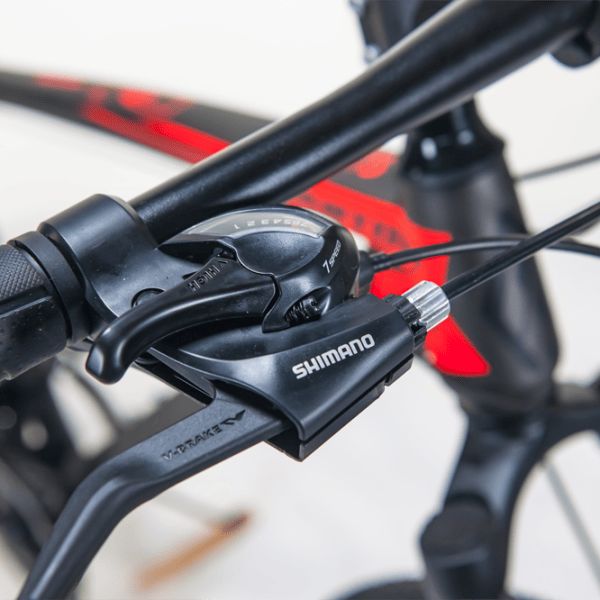 Bicicletă Fulger Phantom 29 29"  Oțel / Black Red photo 9
