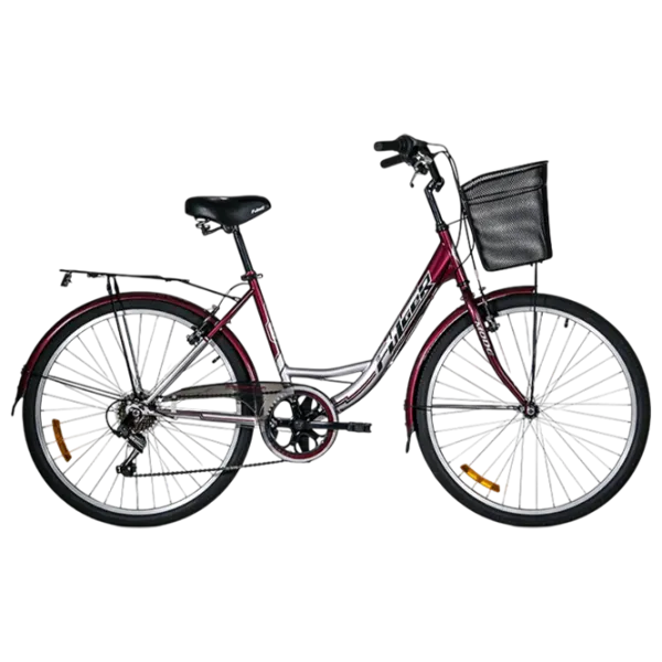 Bicicletă Fulger Street 1.0 26 26" 16.7'  / Red Gray photo 1