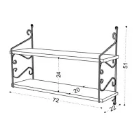 Raft Trendy Seramoni 2'li LPAL / Oak photo 5
