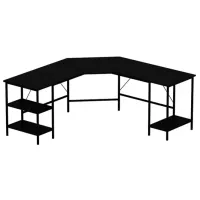 Masă de birou Trendy Power L Lemn/ Black