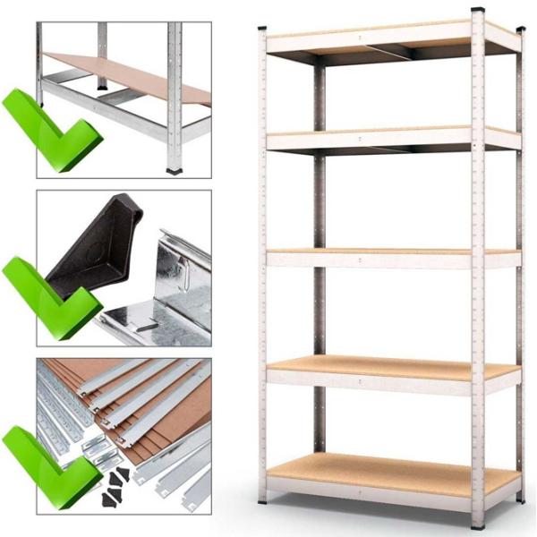 Etajeră Nex Home Budget Inox / MDF photo 2