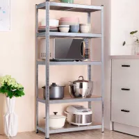 Стеллаж Nex Home Budget Нержавеющая сталь / МДФ photo 3