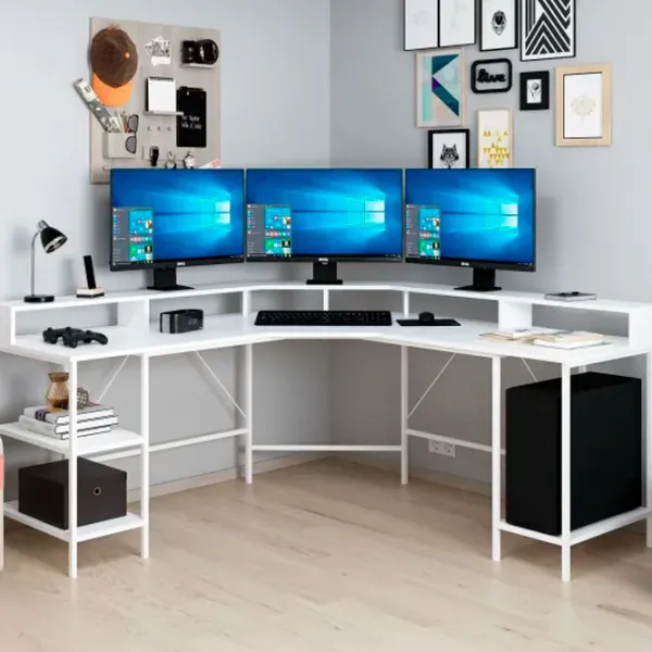 Офисный стол Trendy Power L Дерево/ Белый photo 3