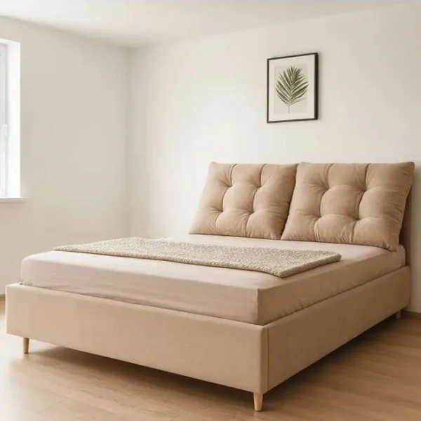 Pat Fabrik Home Adelia 160 x 200 cm / PAL / Beige photo 3