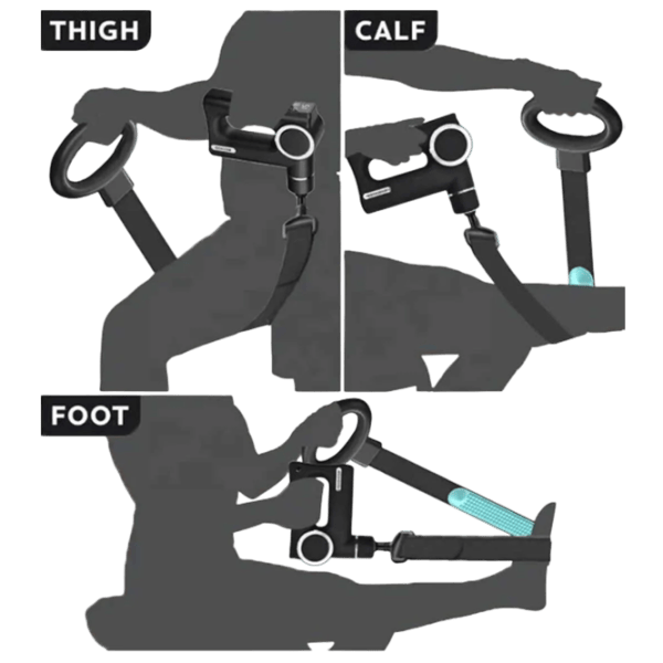 Aparat de masaj Fascia Gun TY-508N Black photo 4