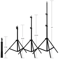 Trepied Light Stand 8807 Foto, video / Black photo 5