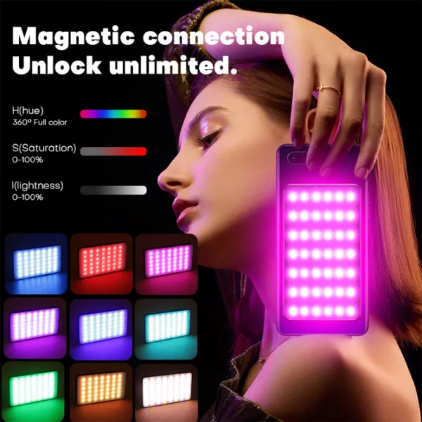 Lumină foto Pocket Light M20RGB Plastic / Black photo 4