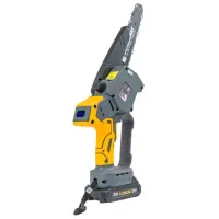 Цепная пила Powermat PM-MPA-2AHM Аккумуляторный/ Серый photo 2