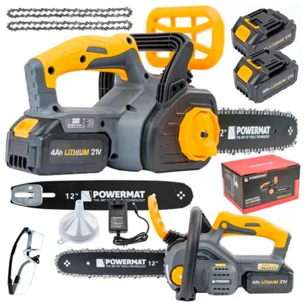 Fierăstrău cu lanţ Powermat PM-MPA-4AHM Cu acumulator/ Gray photo 1