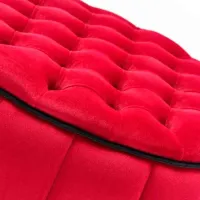 Fotoliu moale Trendy Jasmin Red / Velvet photo 6