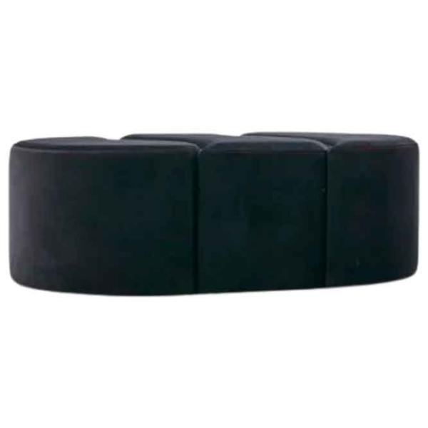 Fotoliu moale Trendy Alya Black / Velvet  photo 1