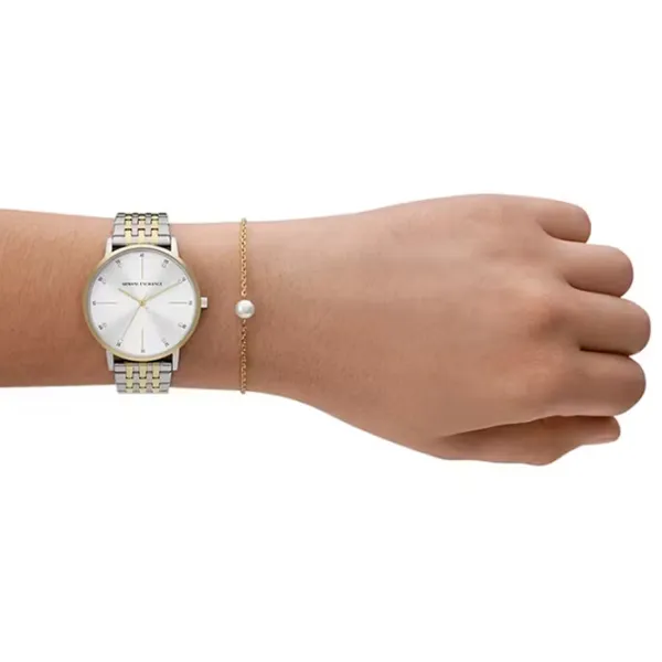 Ceas de mână pentru femei Armani Exchange AX7156SET Cuarț / 36 mm photo 4