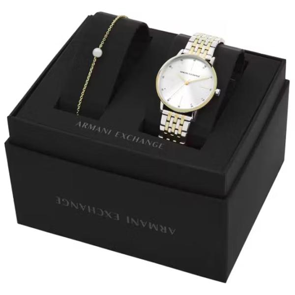 Ceas de mână pentru femei Armani Exchange AX7156SET Cuarț / 36 mm photo 6