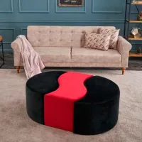Fotoliu moale Trendy Alya Black / Velvet photo 3