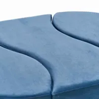 Fotoliu moale Trendy Alya Blue / Velvet photo 2