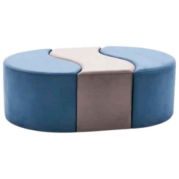 Fotoliu moale Trendy Alya Blue / Velvet  photo 1