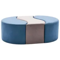 Fotoliu moale Trendy Alya Blue / Velvet 