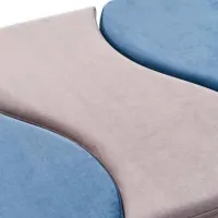 Fotoliu moale Trendy Alya Blue / Velvet photo 6