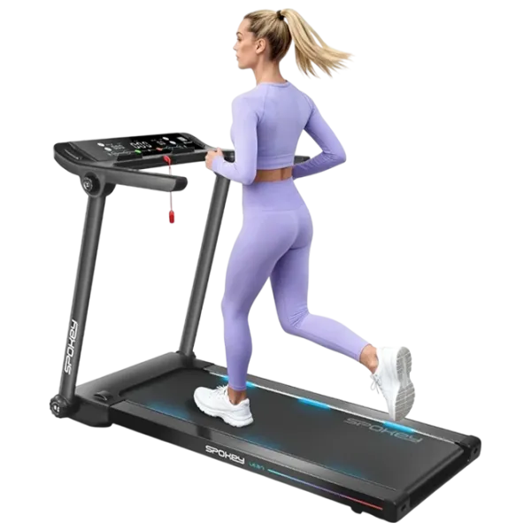 Bandă de alergat Spokey Lean 16 km/h / 130 kg / Black photo 9
