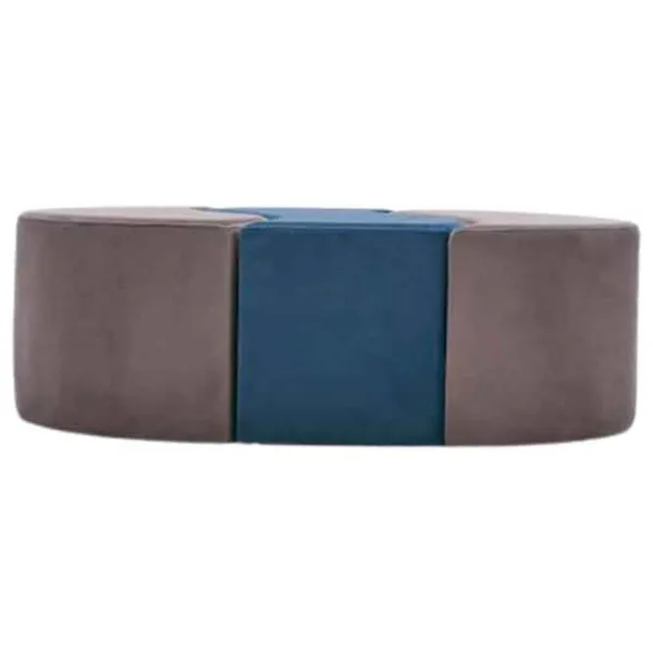 Fotoliu moale Trendy Alya Gray / Velvet  photo 1