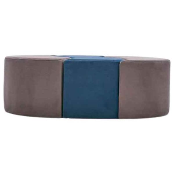 Fotoliu moale Trendy Alya Gray / Velvet  photo 1