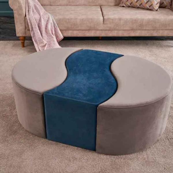 Fotoliu moale Trendy Alya Gray / Velvet  photo 3