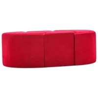 Fotoliu moale Trendy Alya Red / Velvet 