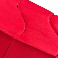 Fotoliu moale Trendy Alya Red / Velvet photo 4