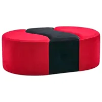 Fotoliu moale Trendy Alya Red / Velvet photo 2