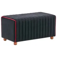 Fotoliu moale Trendy Mabel Black / Velvet photo 2
