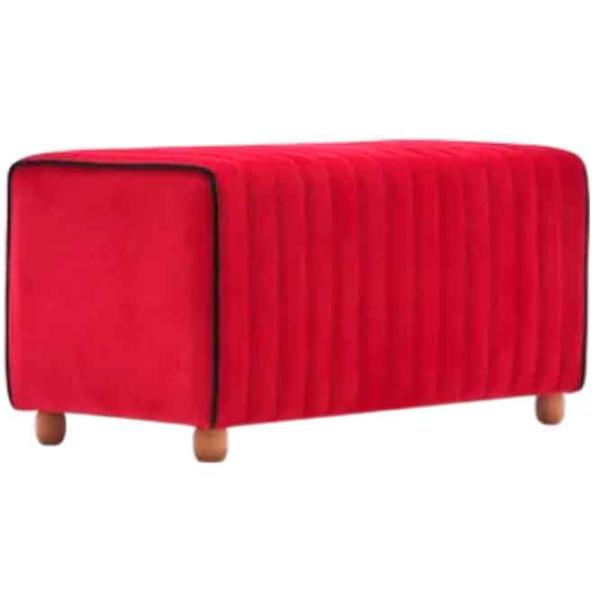 Fotoliu moale Trendy Mabel Red / Velvet  photo 1