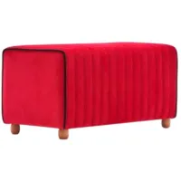 Fotoliu moale Trendy Mabel Red / Velvet 
