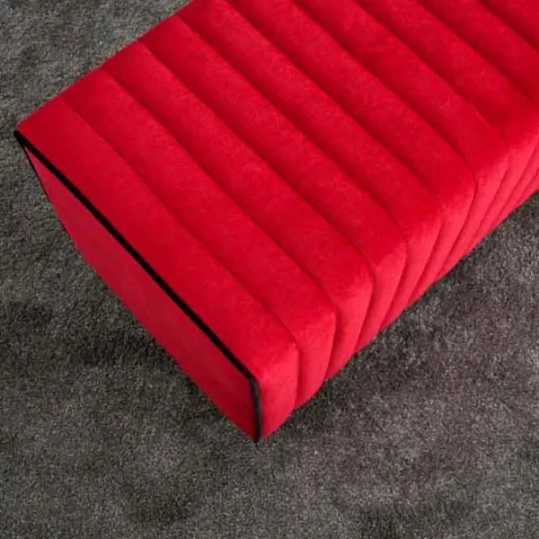 Fotoliu moale Trendy Mabel Red / Velvet  photo 6