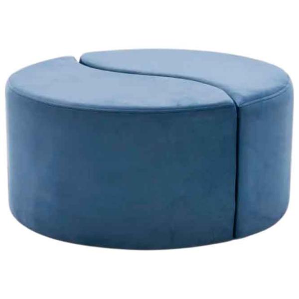 Fotoliu moale Trendy Alis Blue / Velvet  photo 1