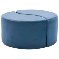 Fotoliu moale Trendy Alis Blue / Velvet 