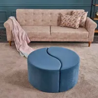 Fotoliu moale Trendy Alis Blue / Velvet photo 3