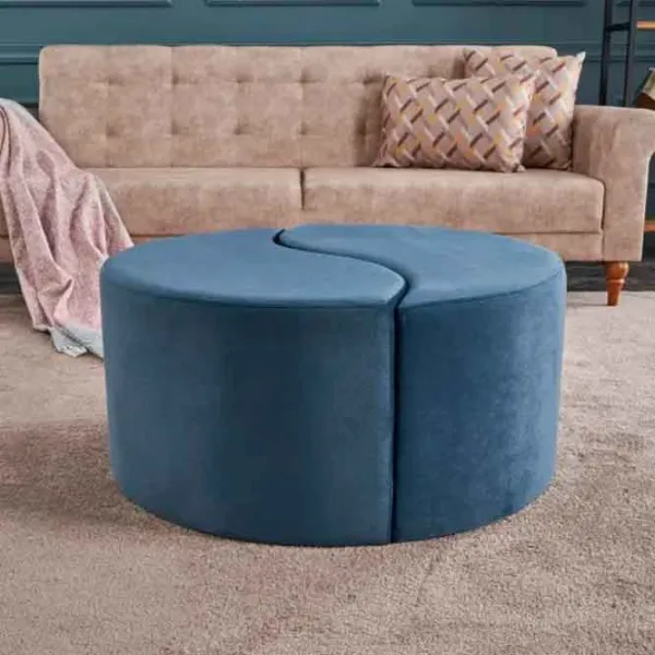 Fotoliu moale Trendy Alis Blue / Velvet  photo 4
