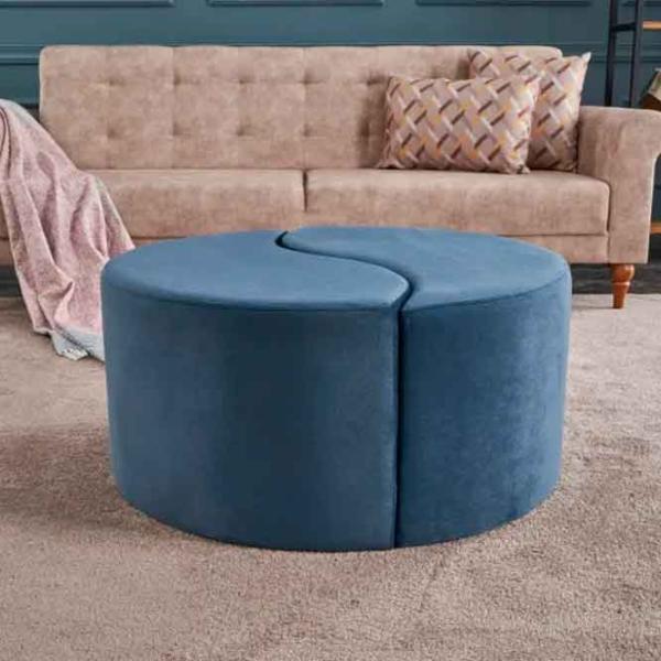 Fotoliu moale Trendy Alis Blue / Velvet  photo 4