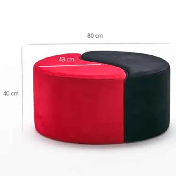 Fotoliu moale Trendy Alis Black / Velvet  photo 8