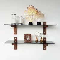 Raft Trendy R202 Sticlă călită / Smoked photo 2