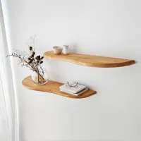 Полка Trendy Wavy 2 Массив / Дуб photo 3