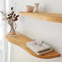 Полка Trendy Wavy 2 Массив / Дуб photo 4