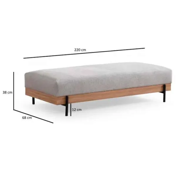 Пуф Trendy Pouf Eti Серый / Ткань  photo 5